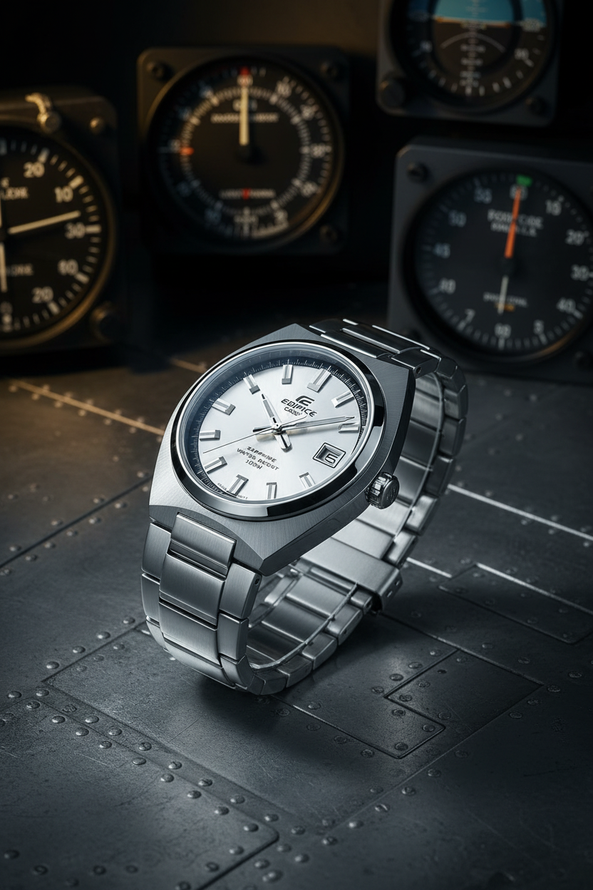 Reloj Casio Edifice EFB-109D-7AV Plateado