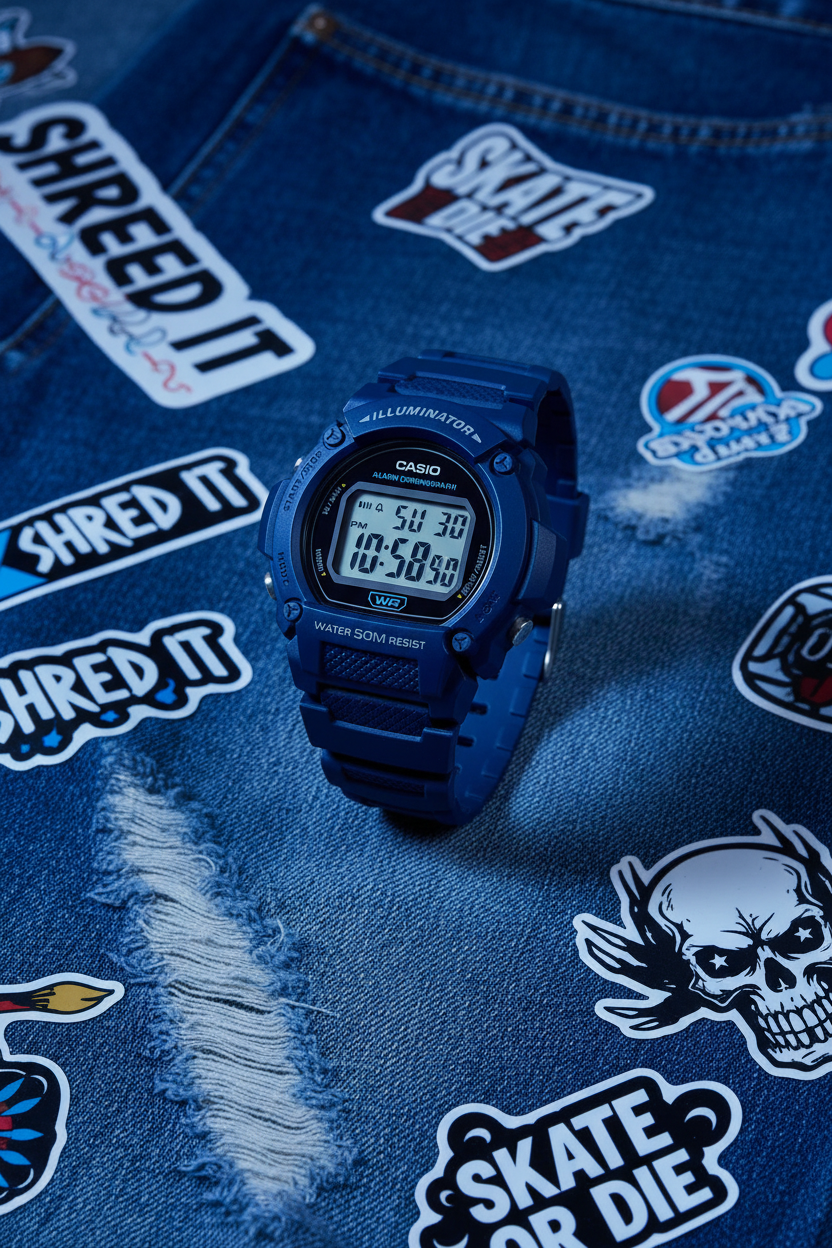 Reloj Casio W-219H-2AV Azul