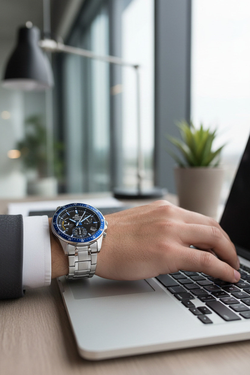 Reloj Casio Edifice EFV-540D-1A2VU Azul
