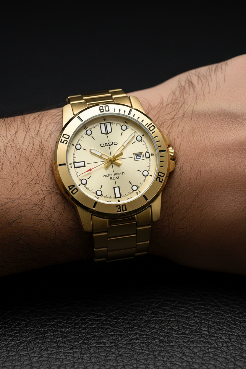 Reloj Casio MTP-VD01G-9EVU Amarillo