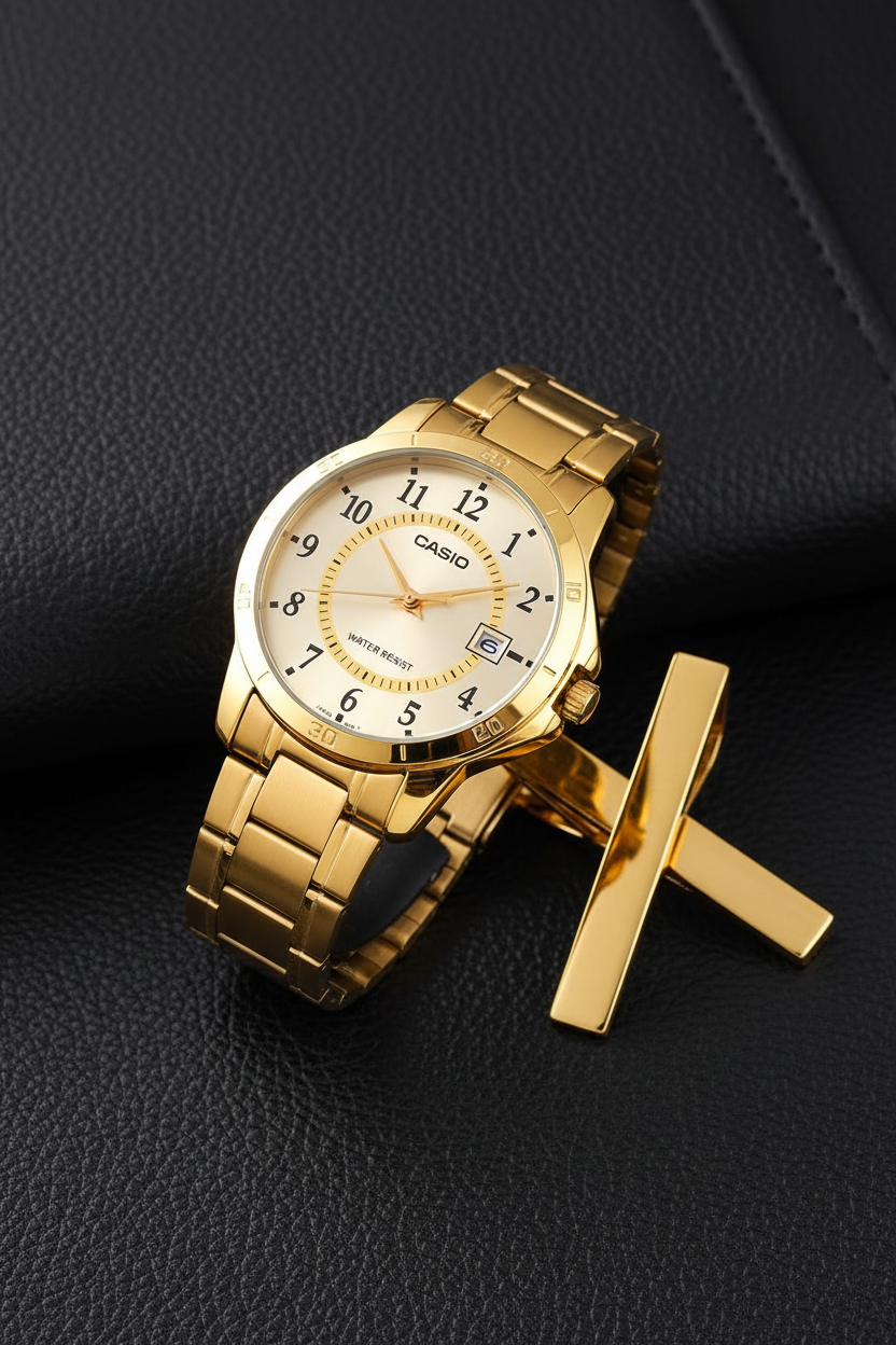 Reloj Casio MTP-V004G-9BU Dorado