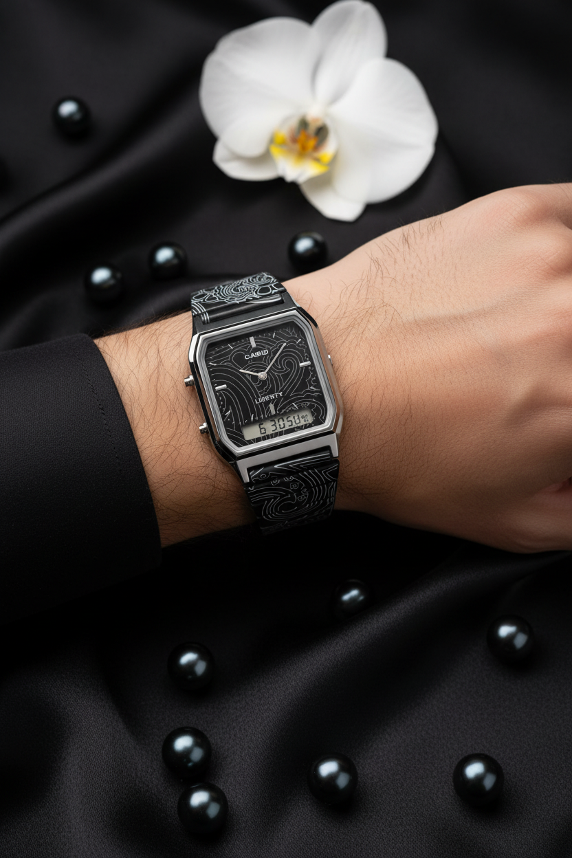 Reloj Casio Vintage AQ-230EBLT-1A Negro