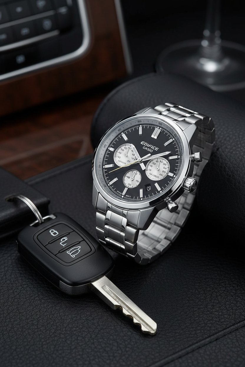 Reloj Casio Edifice EFR-575D-1A Plateado