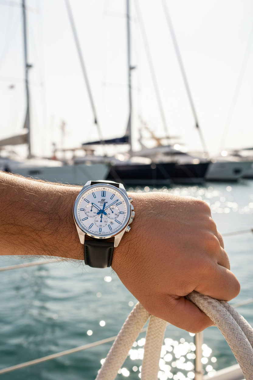 Reloj Casio Edifice EFV-650L-7AVU Blanco