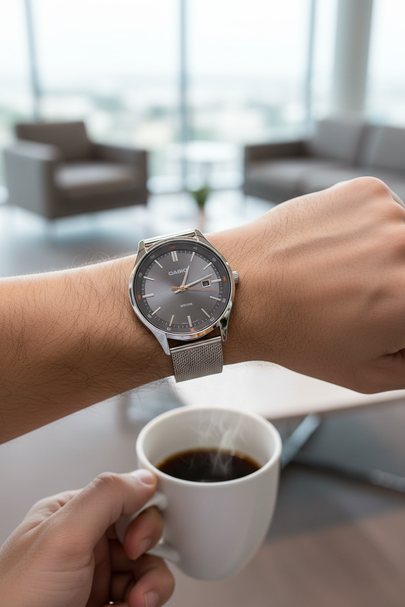 Reloj Casio MTP-E710M-8AV Gris