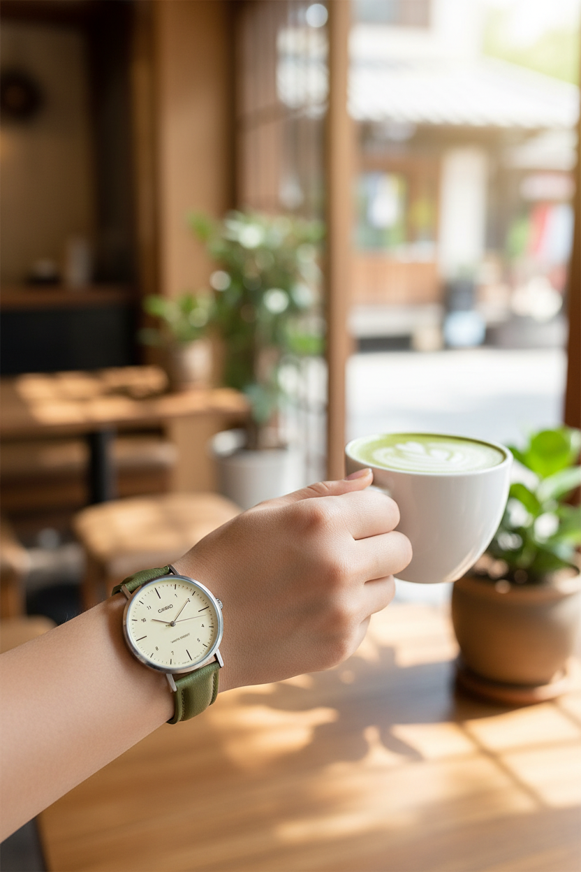 Reloj Casio LTP-VT03L-3B Verde