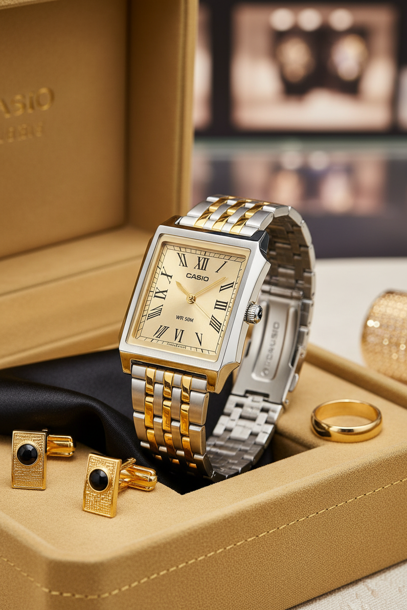 Reloj Casio MTP-B190SG-9BV Dorado