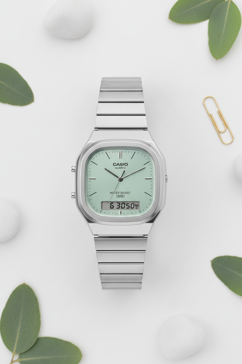 Reloj Casio Vintage AQ-240E-2A Verde
