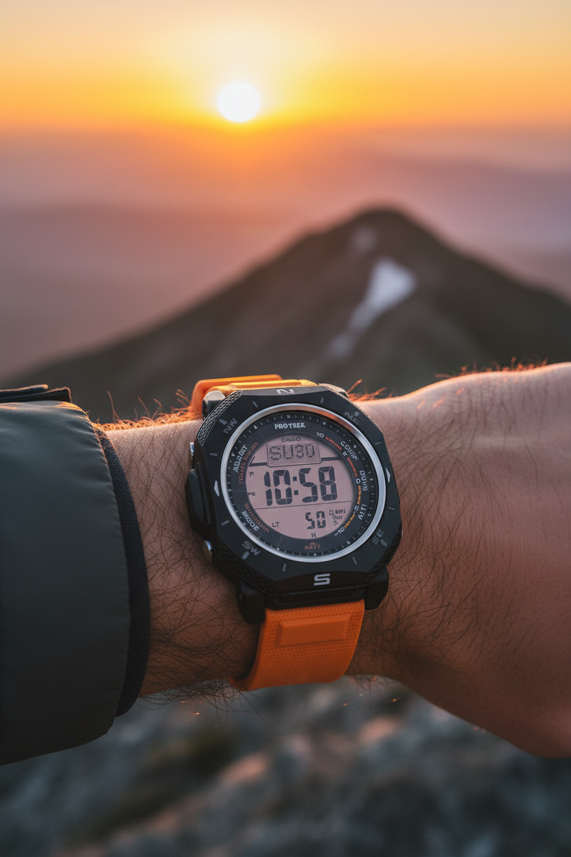 Reloj Casio Pro Trek PRG-69-4 Naranja