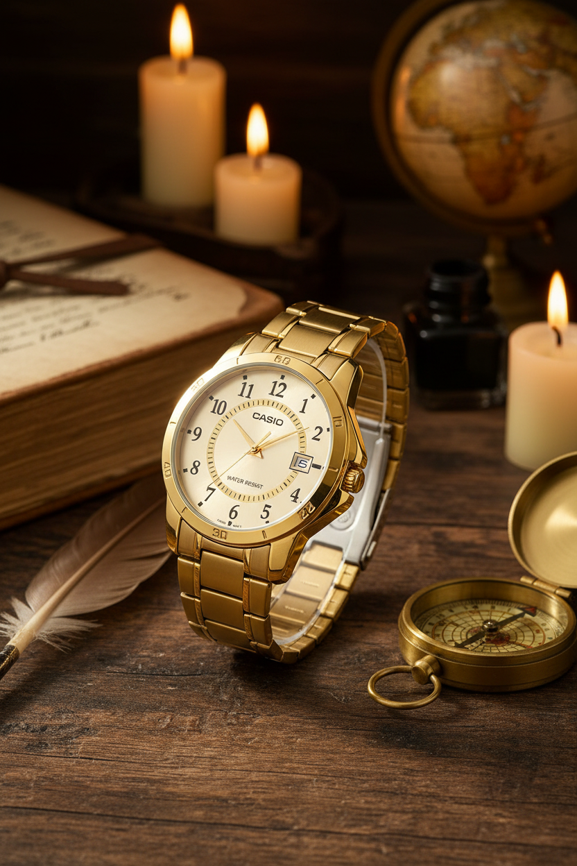 Reloj Casio MTP-V004G-9BU Dorado