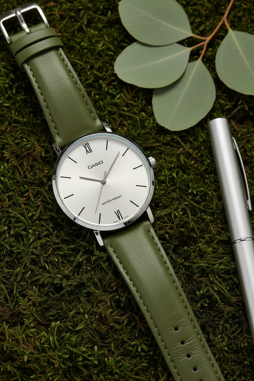 Reloj Casio MTP-VT01L-3BU Verde