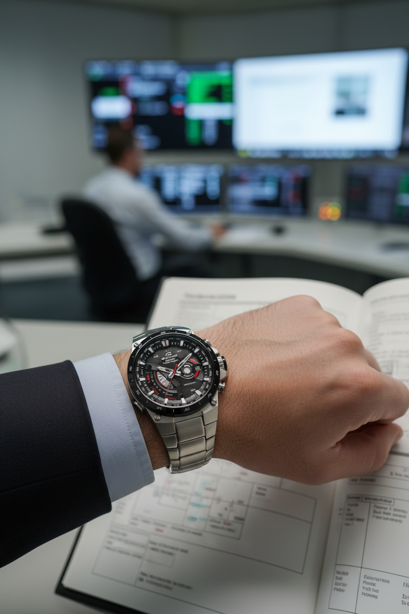 Reloj Casio Edifice EQS-1000DB-1AV Negro
