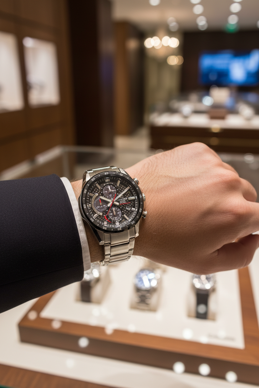 Reloj Casio Edifice EQS-900DB-1AVU Negro