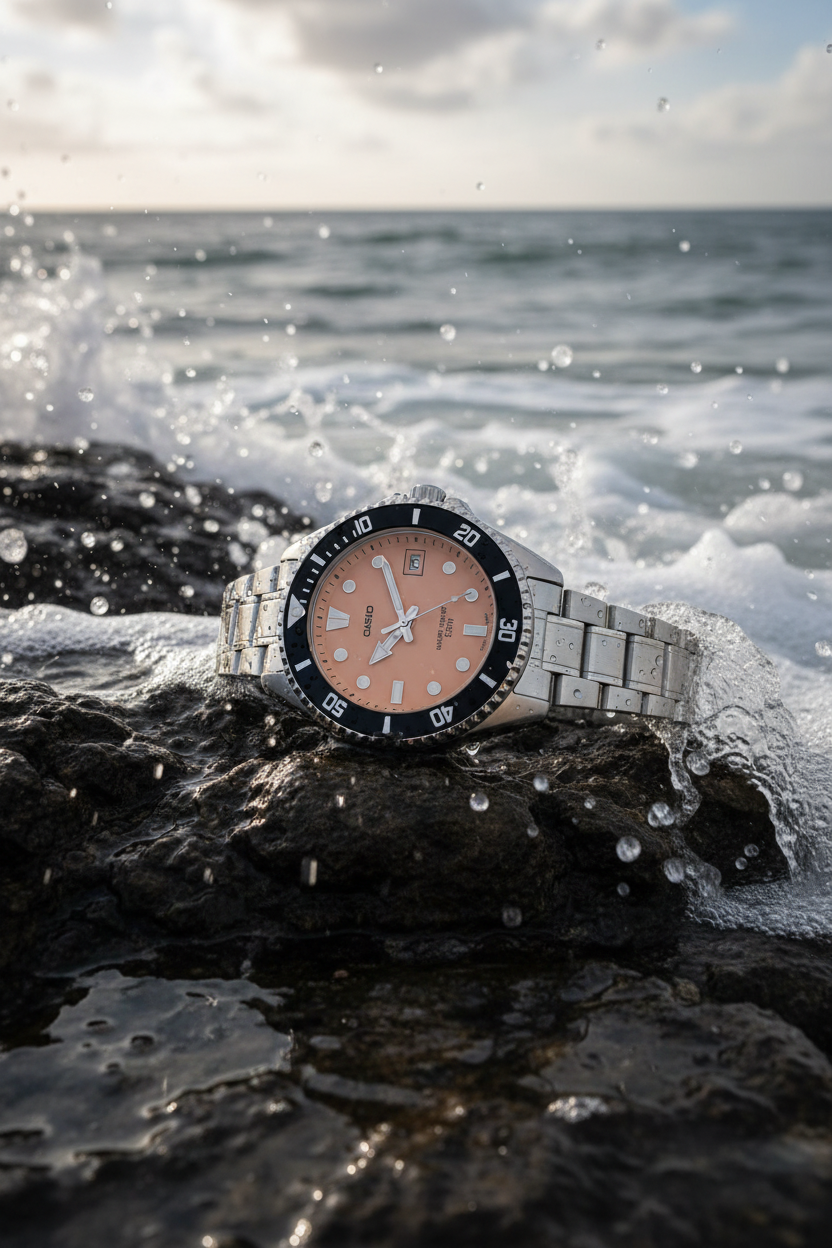 Reloj Casio MDV-10D-4A2V Naranja