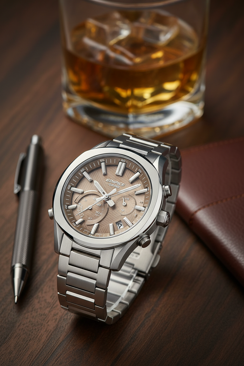 Reloj Casio Edifice EQB-1300D-5A Café