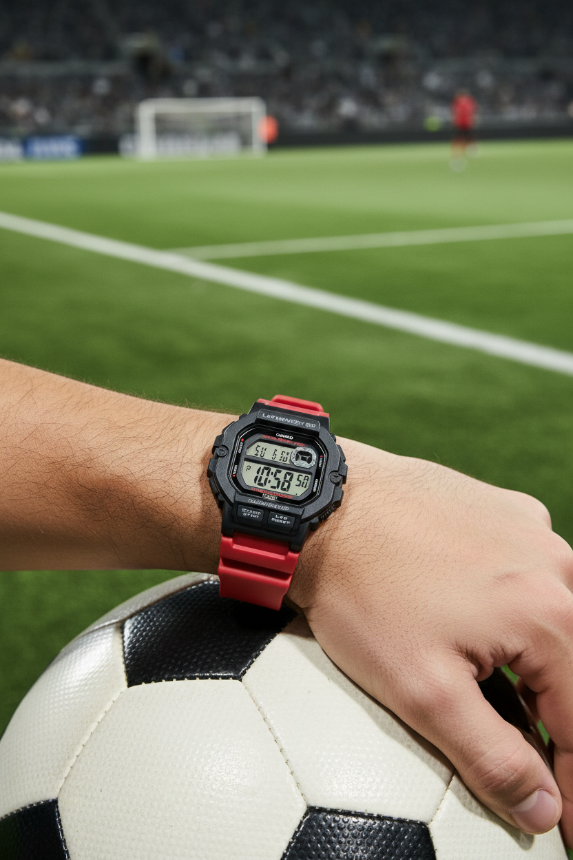 Reloj Casio WS-1400H-4AV Rojo