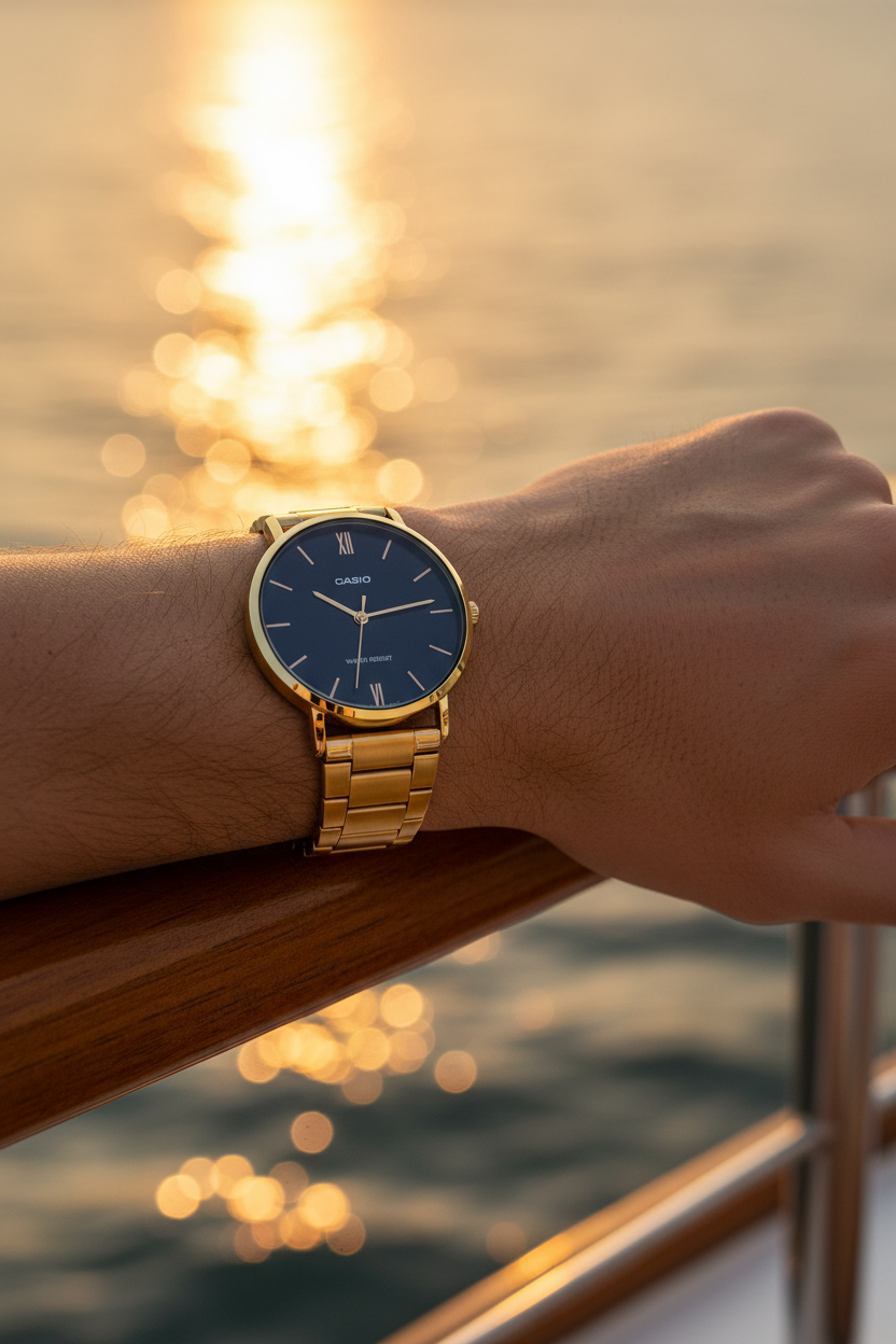 Reloj Casio MTP-VT01G-1BU Dorado