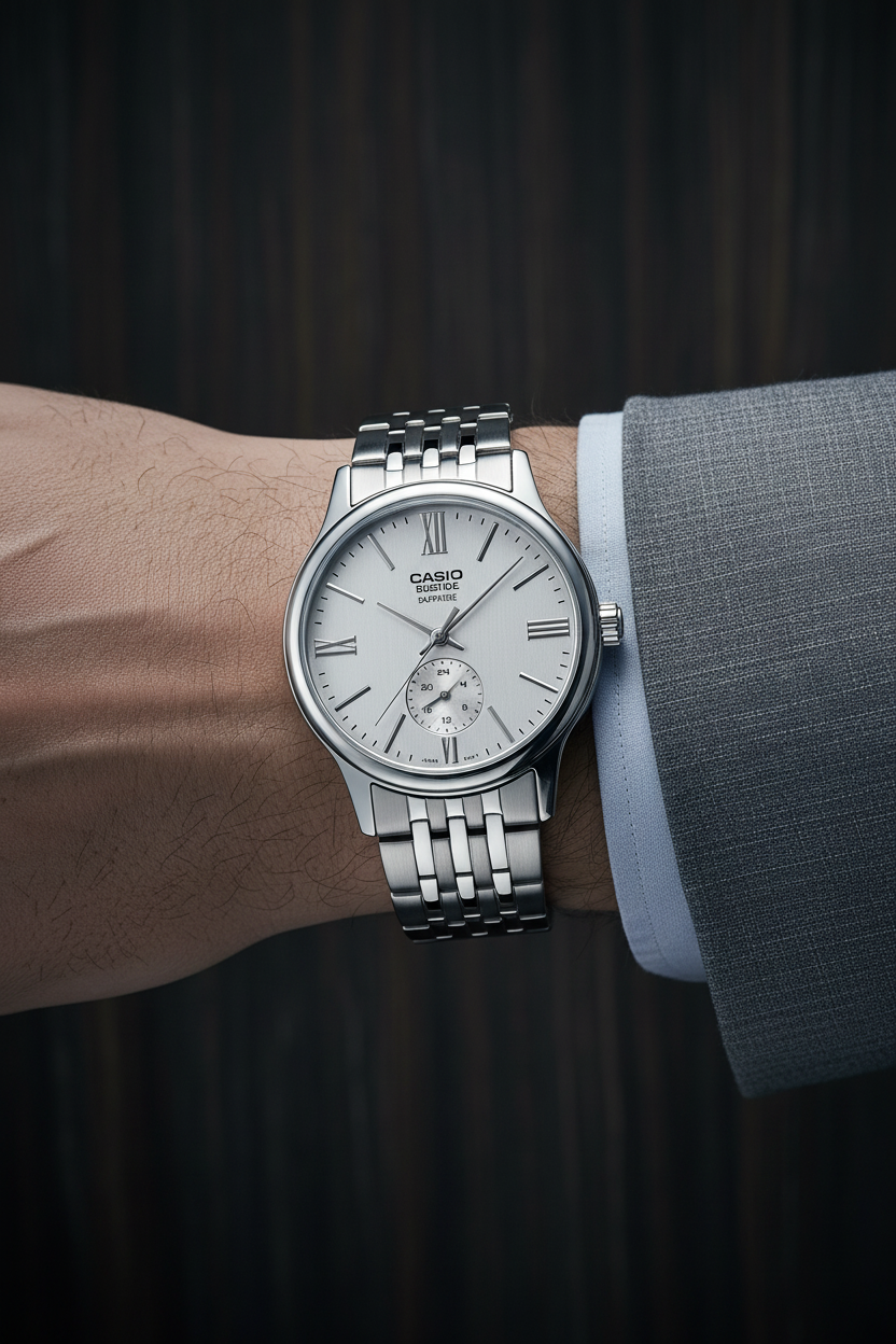 Reloj Casio BMS-100D-7AV Blanco