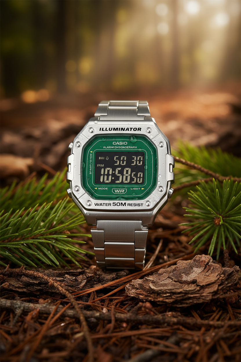 Reloj Casio W-218HD-3AV Verde