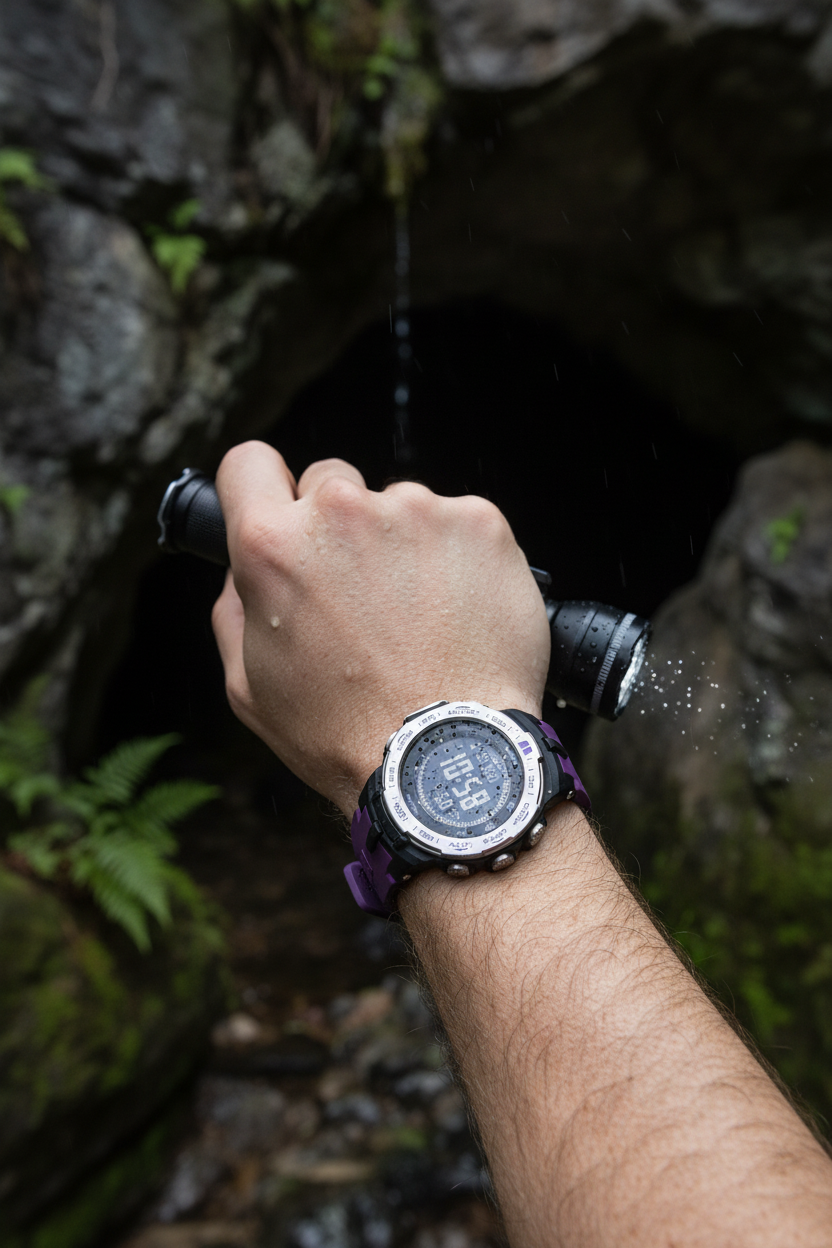 Reloj Casio Pro Trek PRW-3100-6 Morado