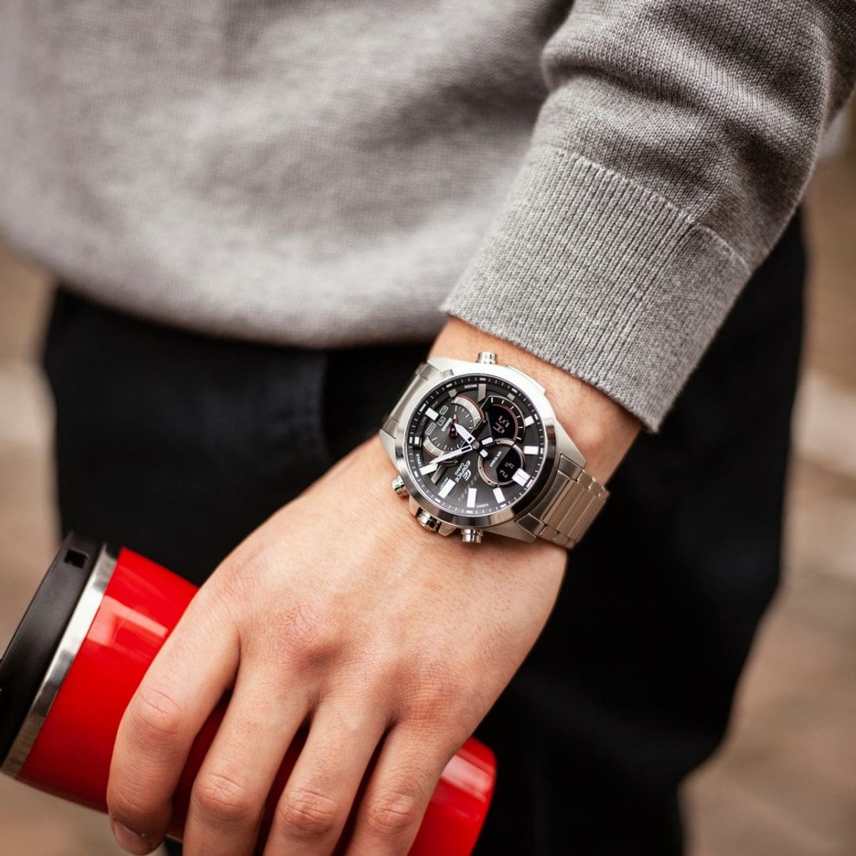 Reloj Casio Edifice ECB-30D-1A Negro