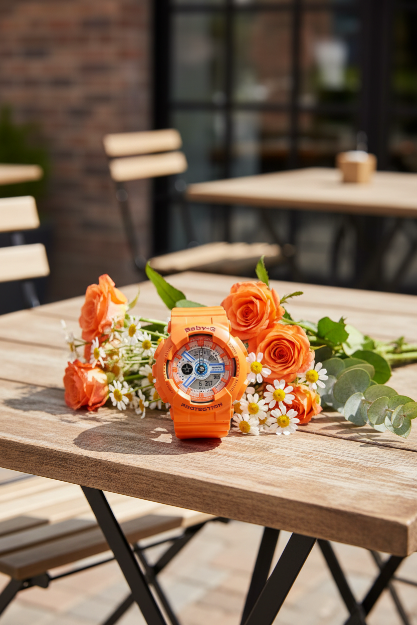 Reloj Casio Baby-G BA-110SN-4A Naranja