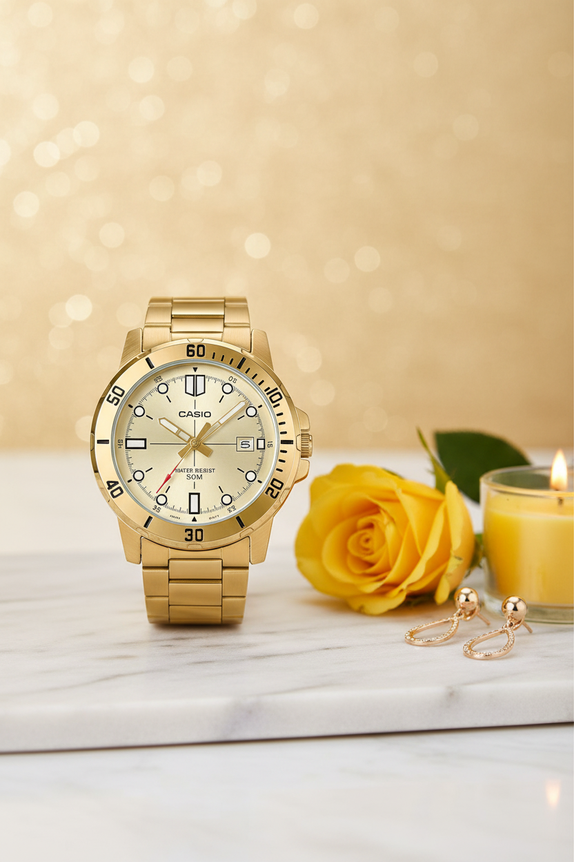 Reloj Casio MTP-VD01G-9EVU Amarillo