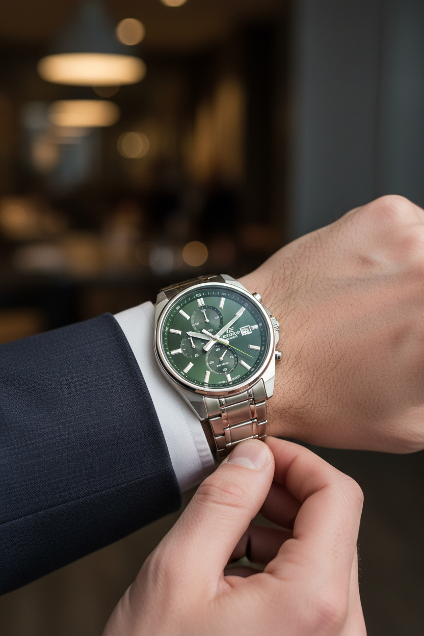 Reloj Casio Edifice EFV-610D-3CVU Verde