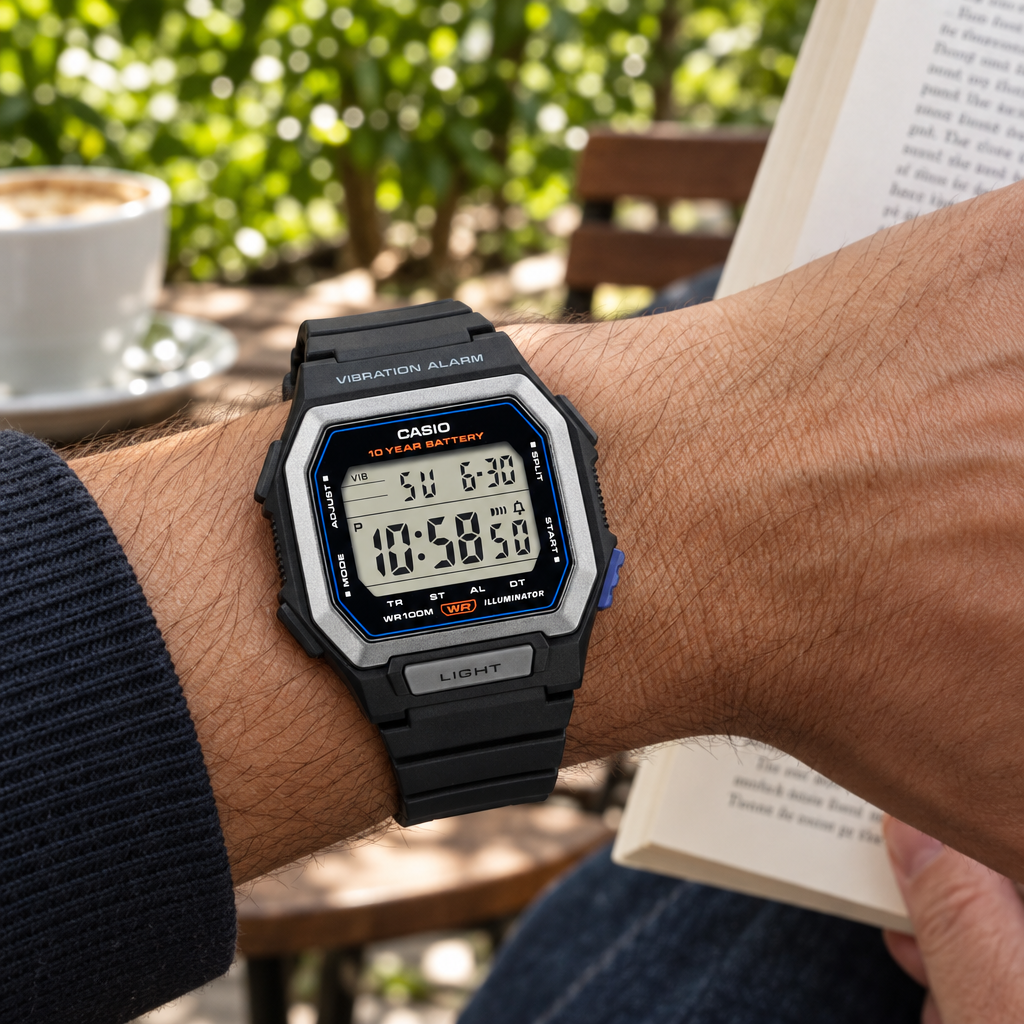 Reloj Casio W-738H-1AV Negro
