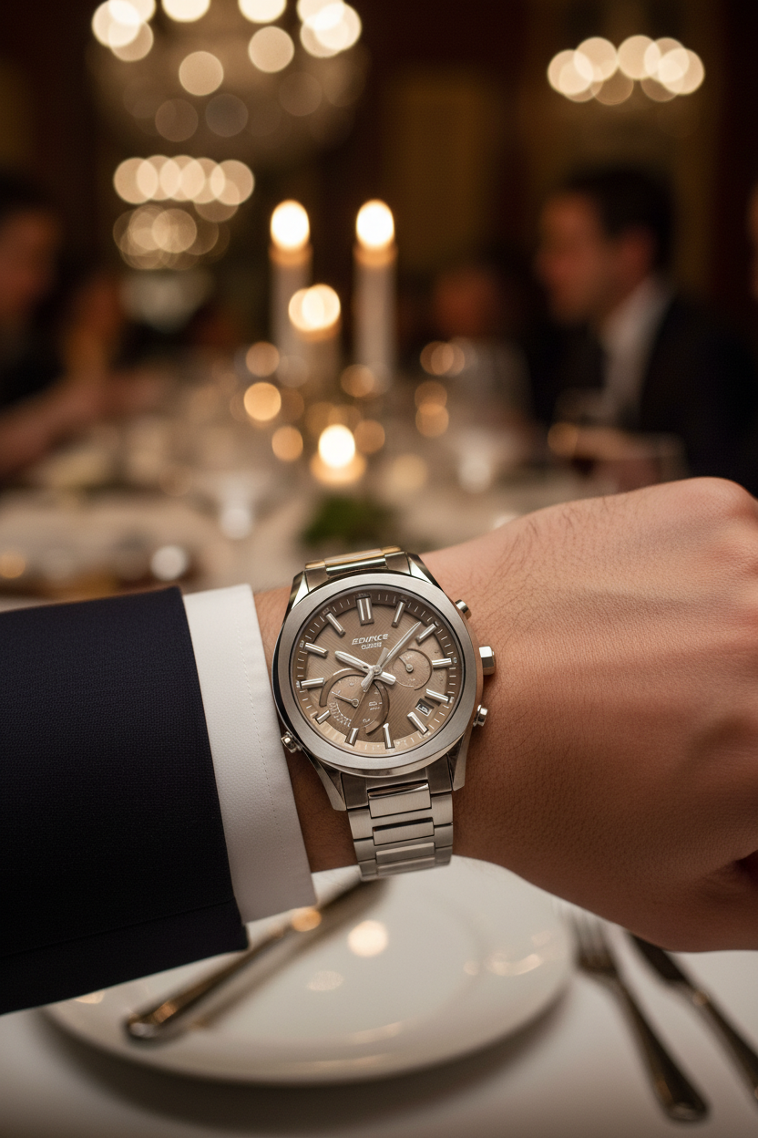 Reloj Casio Edifice EQB-1300D-5A Café