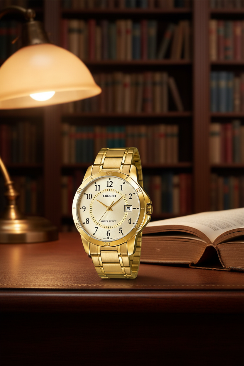 Reloj Casio MTP-V004G-9BU Dorado