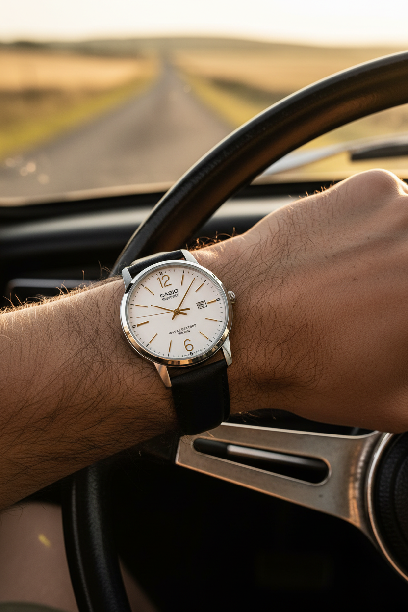 Reloj Casio MTS-110L-7AV Blanco