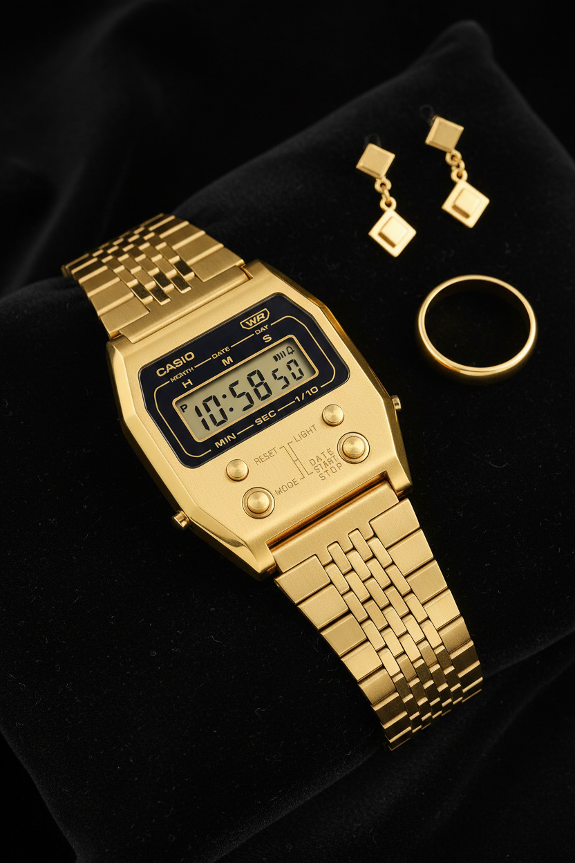 Reloj Casio Vintage A1100G-5 Dorado