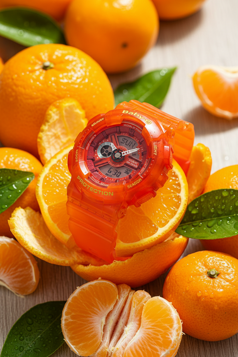 Reloj Casio Baby-G BA-110JM-4A Naranja