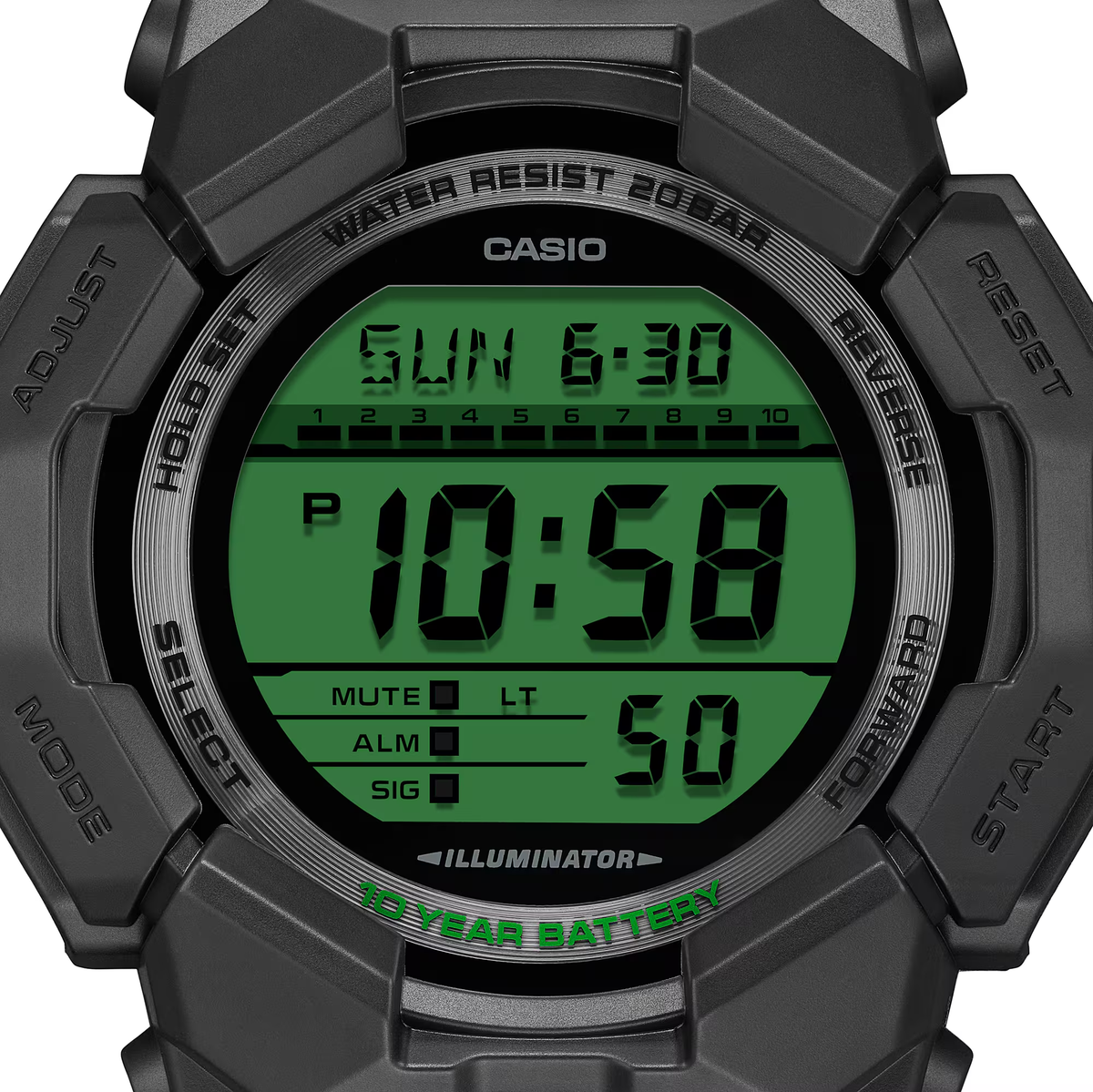 Reloj Casio G-Shock GD-010BEG-1 Negro