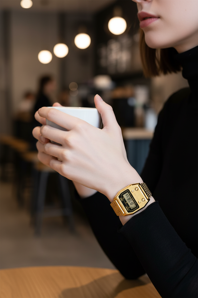 Reloj Casio Vintage A1100G-5 Dorado