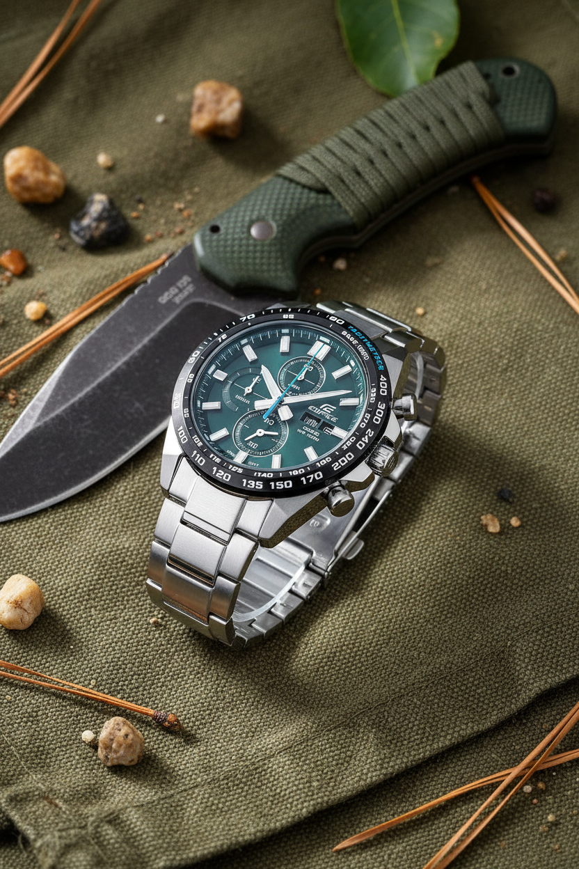 Reloj Casio Edifice EFR-574DB-3AVU Verde
