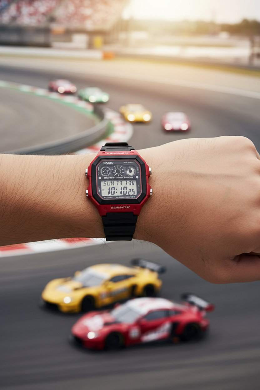 Reloj Casio AE-1300WH-4AV Rojo