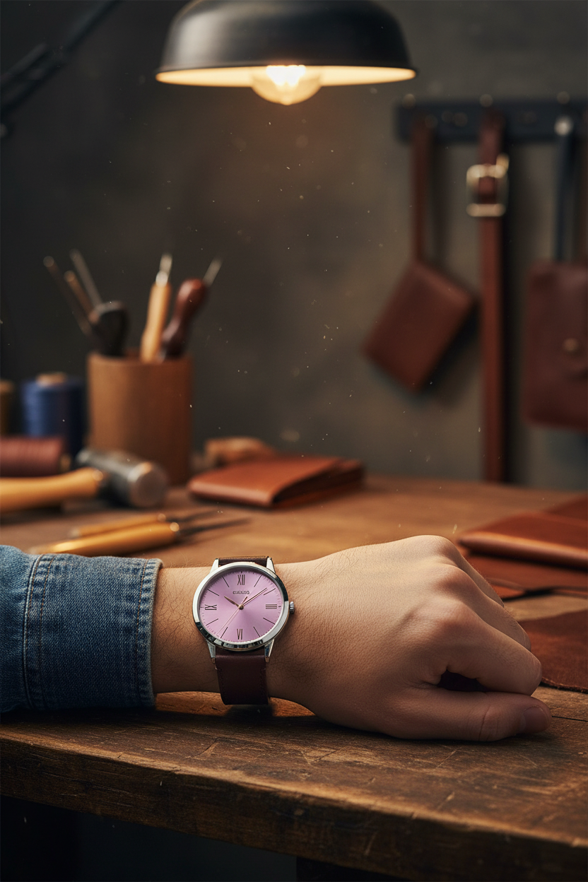 Reloj Casio MTP-E600L-5B Café