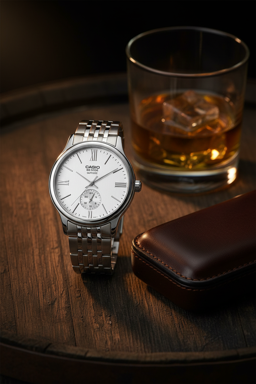 Reloj Casio BMS-100D-7AV Blanco