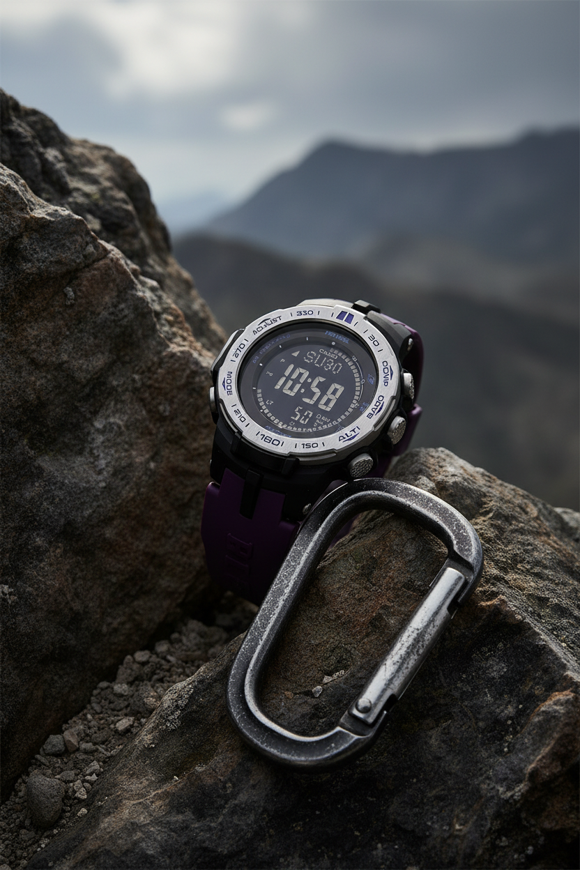 Reloj Casio Pro Trek PRW-3100-6 Morado