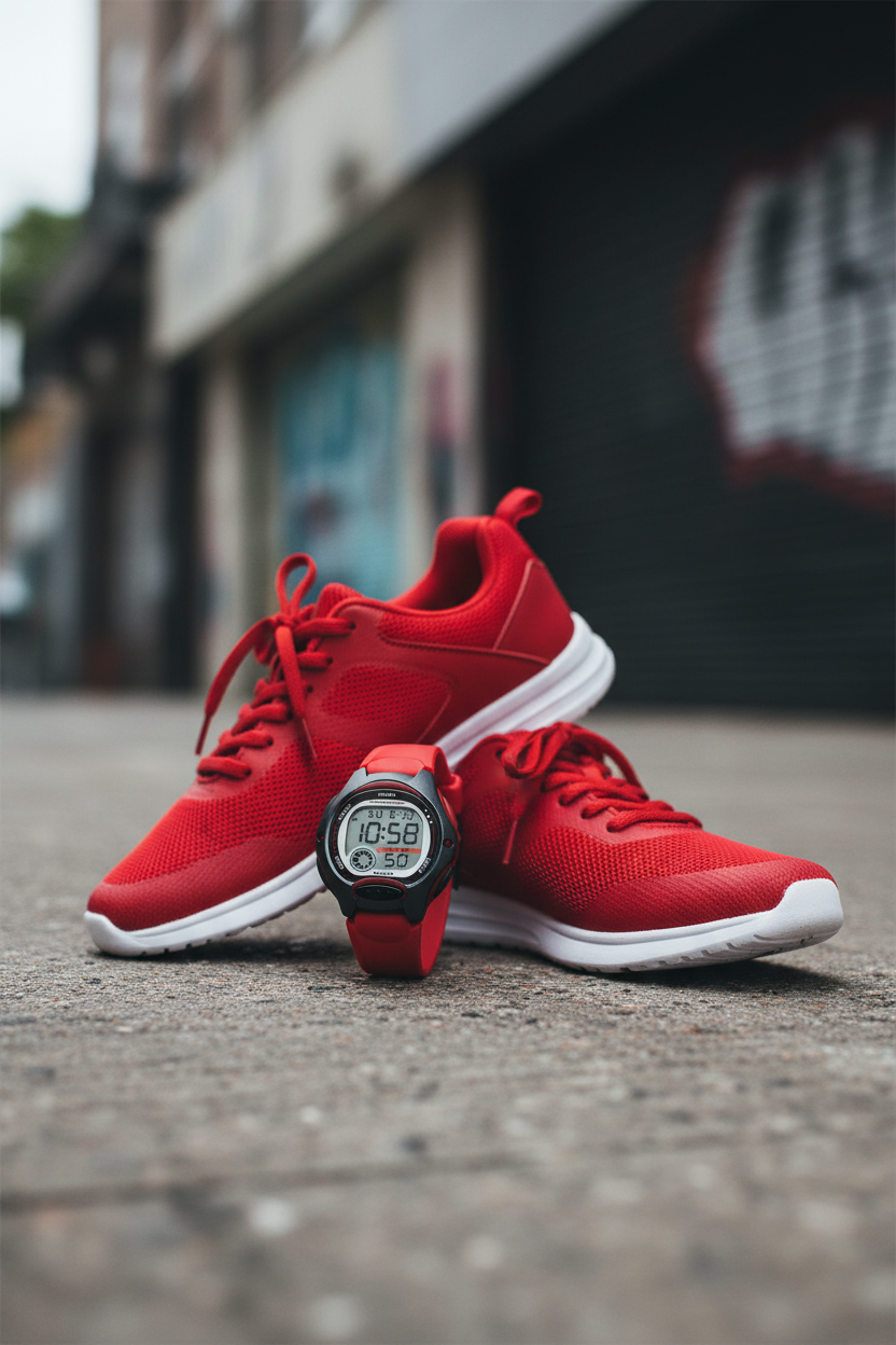 Reloj Casio LW-200-4AV Rojo