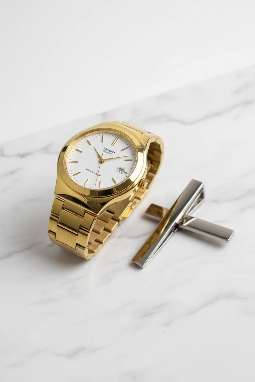 Reloj Casio MTP-1170N-7AR Blanco