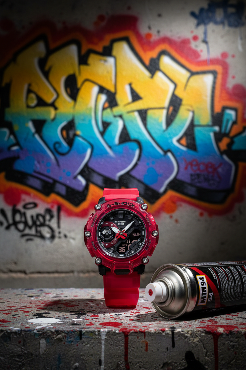 Reloj Casio G-Shock GA-2200SKL-4A Rojo