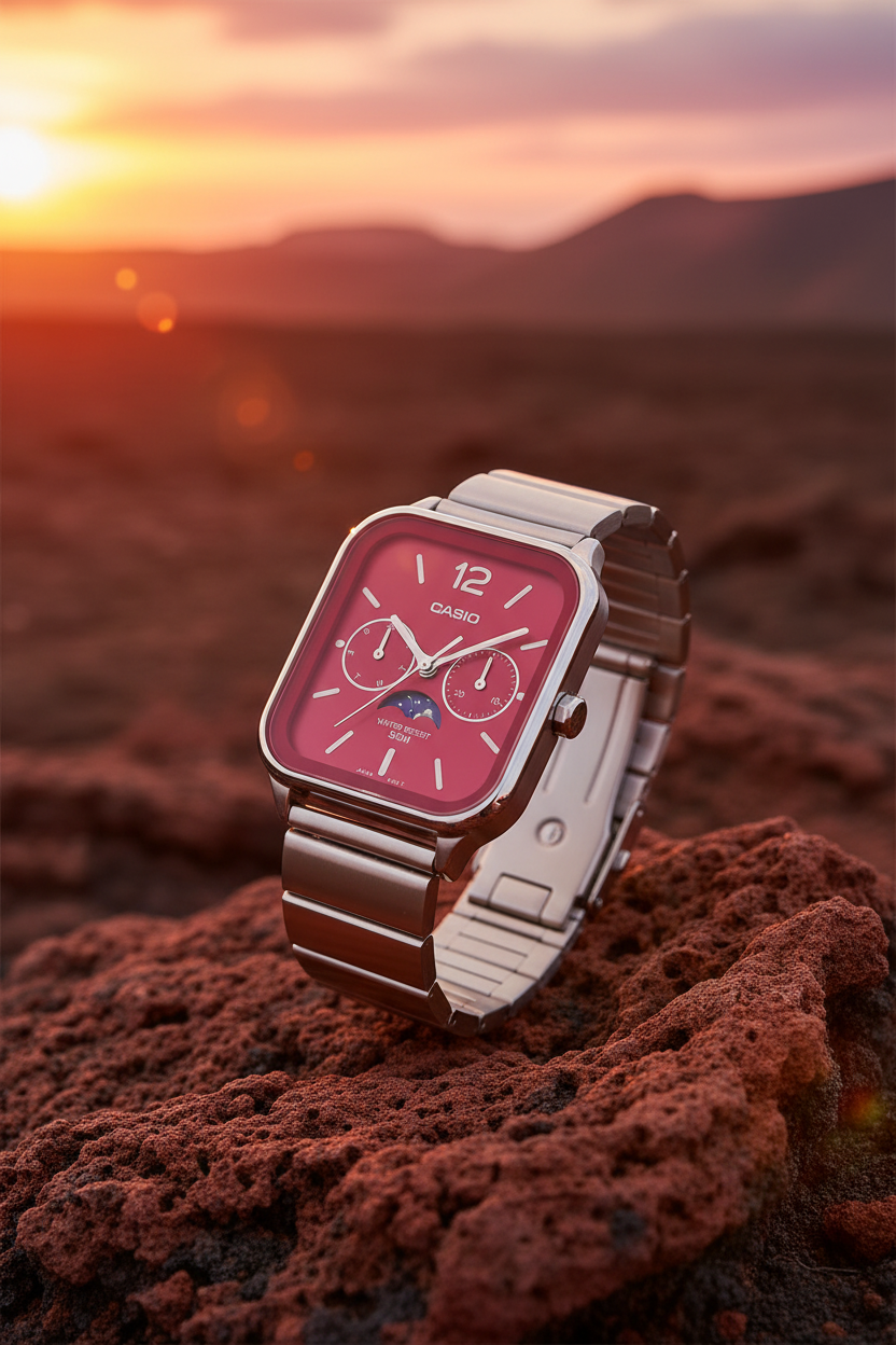Reloj Casio MTP-M305D-4AV Rojo