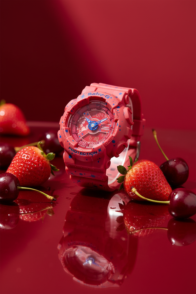 Reloj Casio Baby-G BA-110ST-4A Rojo