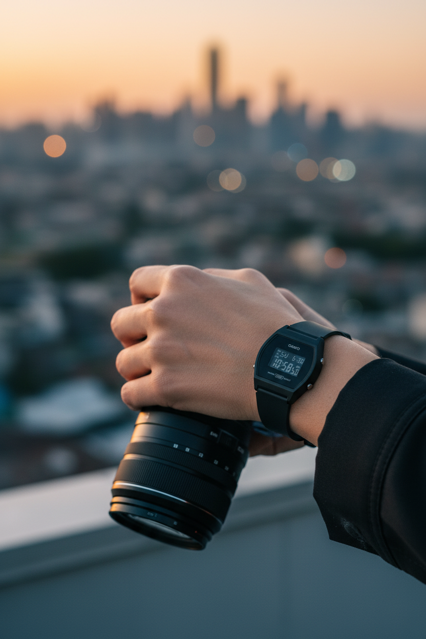 Reloj Casio LW-204-1B Negro