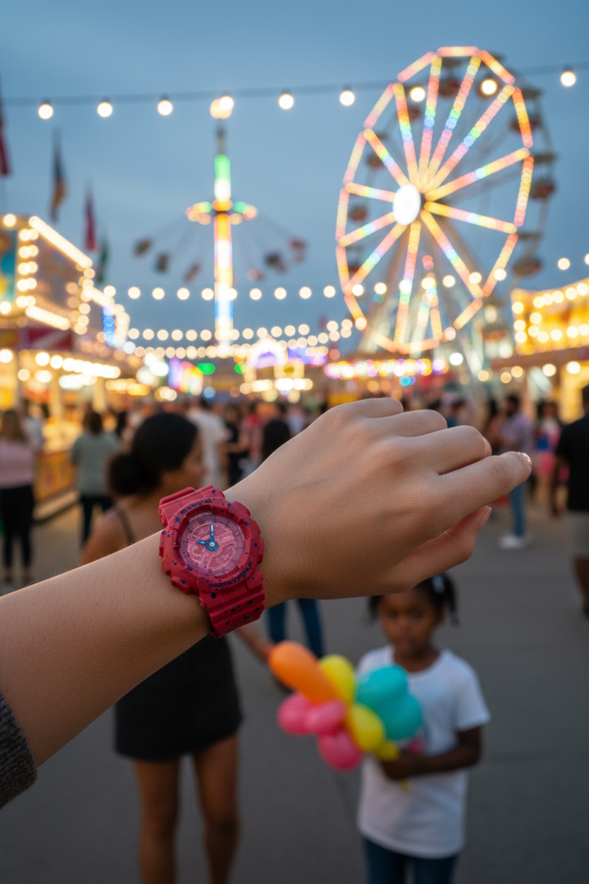 Reloj Casio Baby-G BA-110ST-4A Rojo