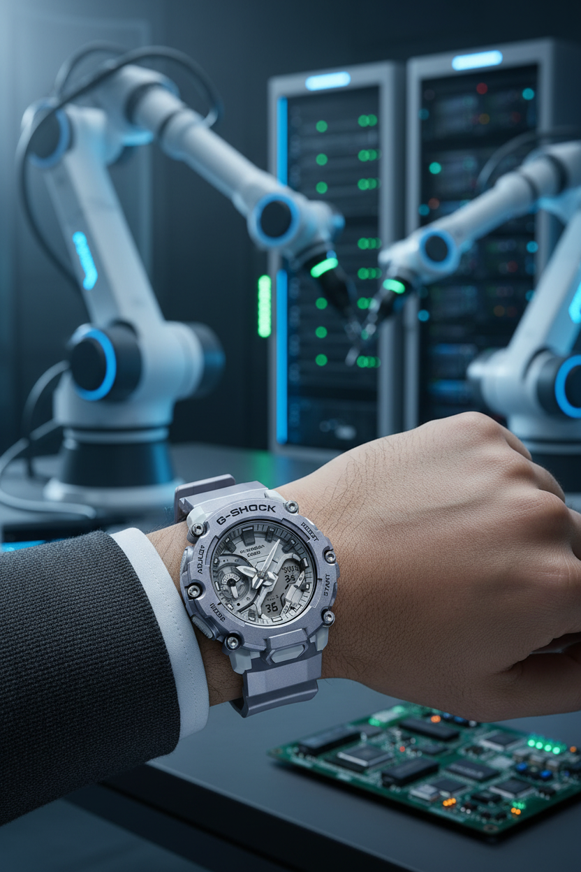 Reloj Casio G-Shock GA-2200FF-8A Plateado