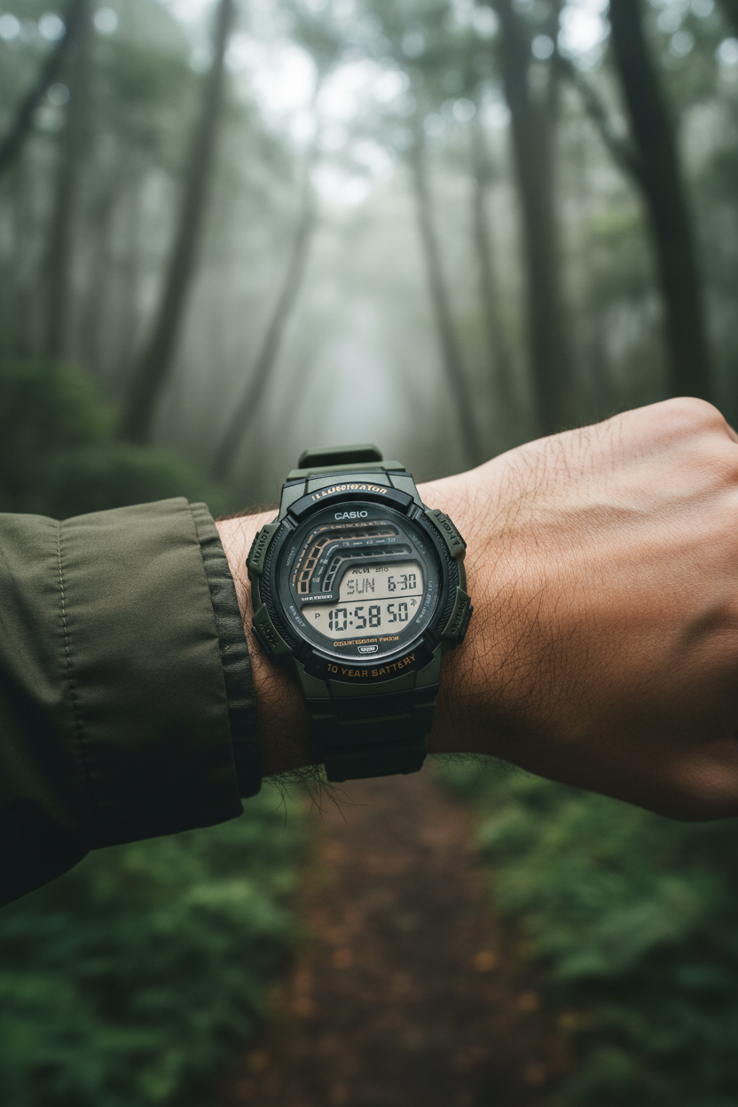 Reloj Casio WS-1800-3AV Verde